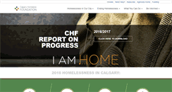 Desktop Screenshot of calgaryhomeless.com